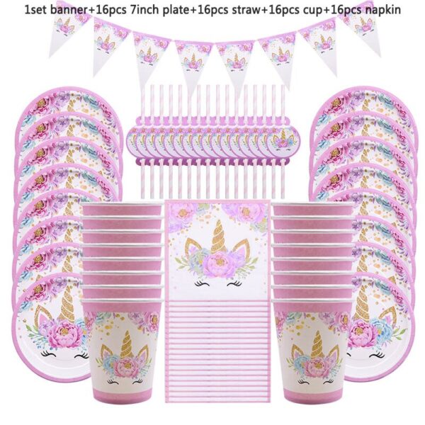 65teiliges Einhorn Partyset | Angelina's Boutique | Lyss | Bern